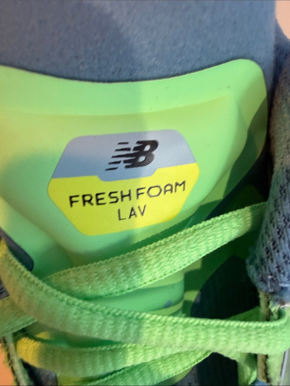 New Balance Women’s Fresh Foam Lav Lime Green And Yellow Athletic Sneakers 10 View 5
